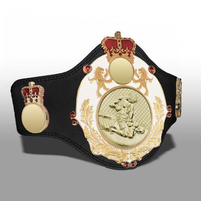 QUEENSBURY PLT LEATHER MMA CHAMPIONSHIP BELT - PLTQUEEN/W/G/MMAG - AVAILABLE IN 4 COLOURS